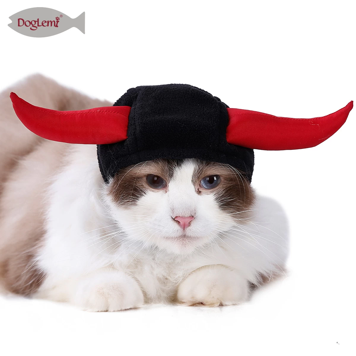 Halloween Bull Teufel Katze Kopf