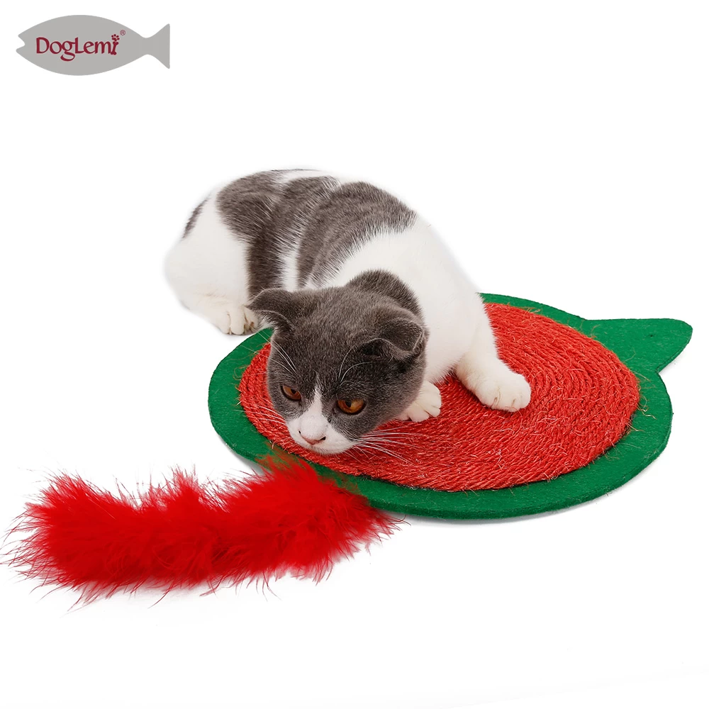 Christmas cat mat toy