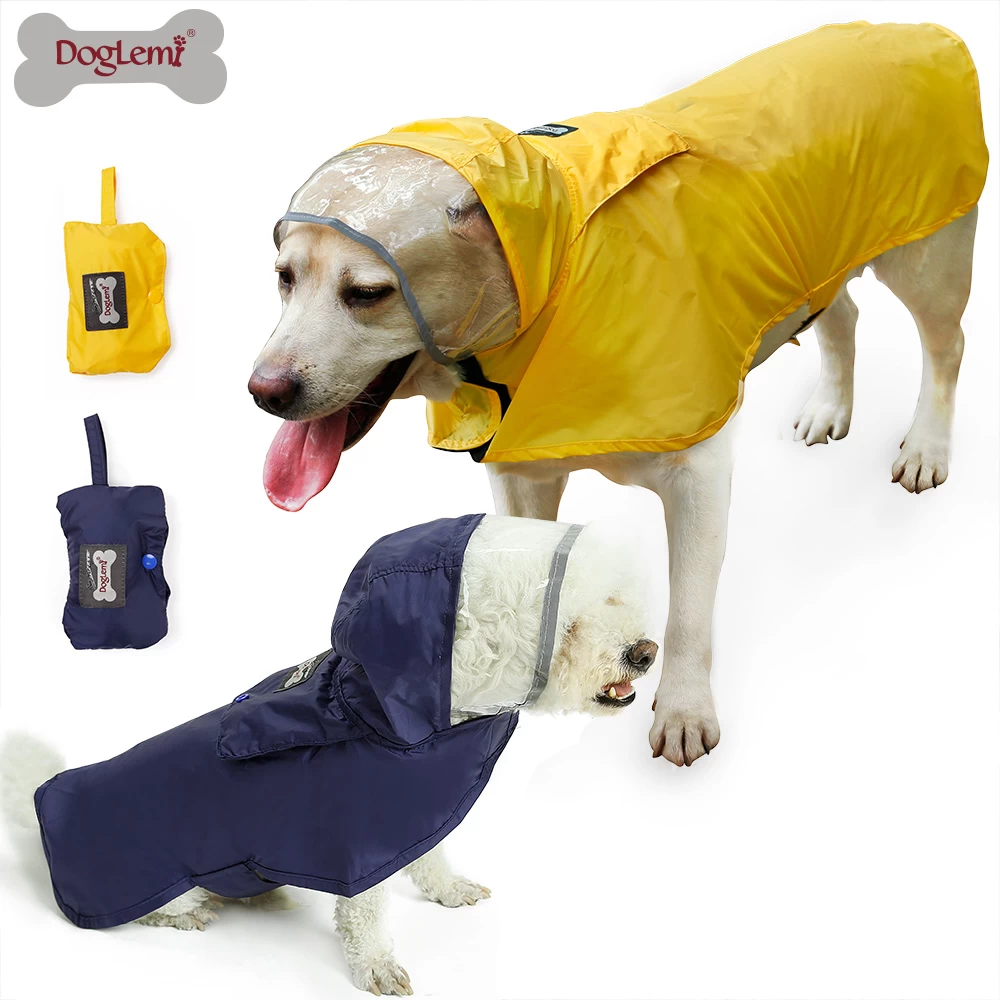 Classic dog raincoat