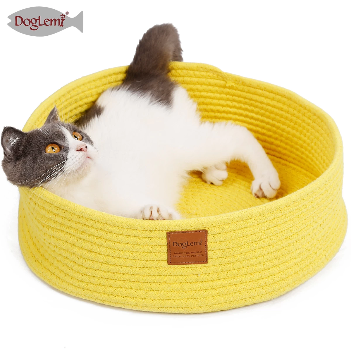 Cotton Braided Cat Bed