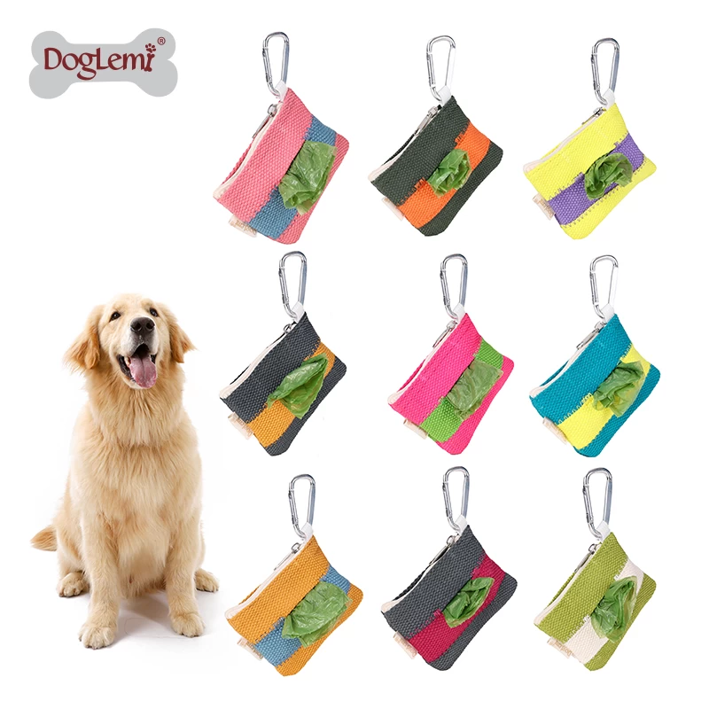 Bolsas de limpieza instagramables para perros Perro para mascotas Ourdoor Litter Limpieza de residuos Bolsos Poop Holder Products