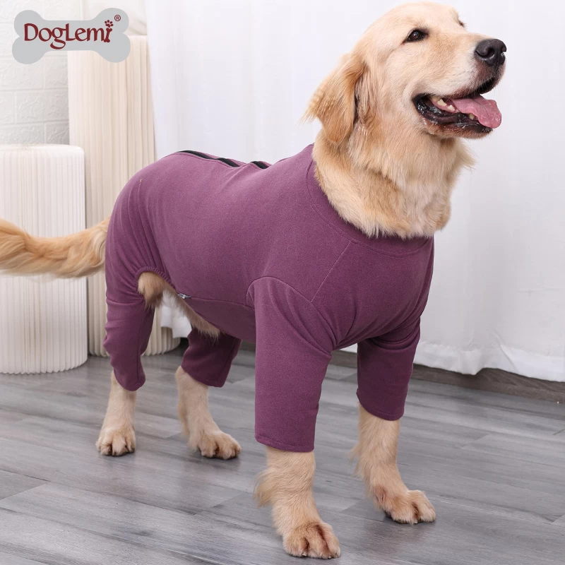 Langarmhund-Hunde-Chirurgie-Wiederherstellungsanzug-Overall Anti-lecken Bauchwundschutz-E-Collar-Alternative nach der Chirurgie tragen Haustier-Jumper