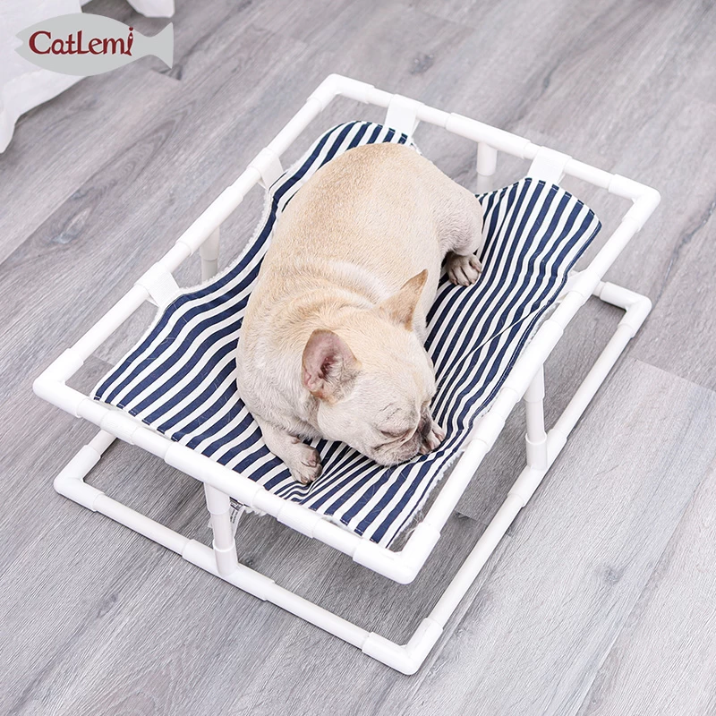 Striped cat hammock