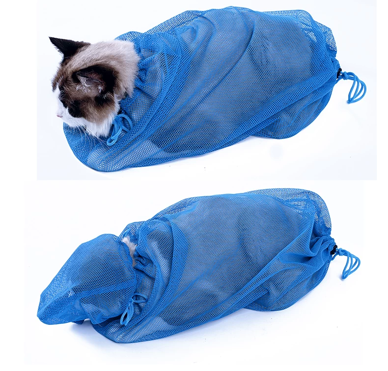 Стиральная кошачья сумка простая версия