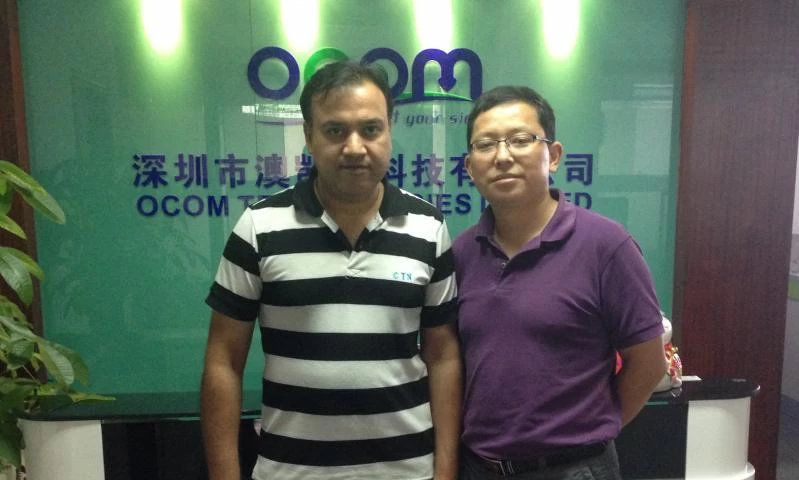 The client from Pakistan come to visit OCOM