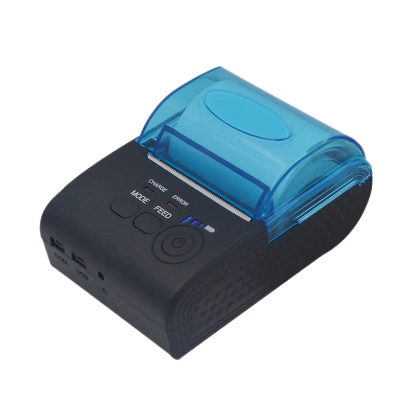 Mini imprimante Bluetooth portable 90 mm/s, imprimante thermique sans fil  portable 58 mm, imprimante ticket thermique 7.4V 1500mAh, imprimante ticket