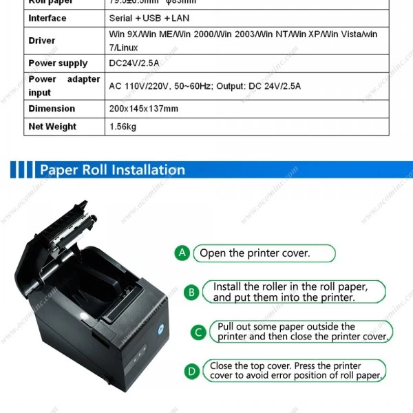  wifi thermal receipt printer wifi receipt printer wifi thermal printer