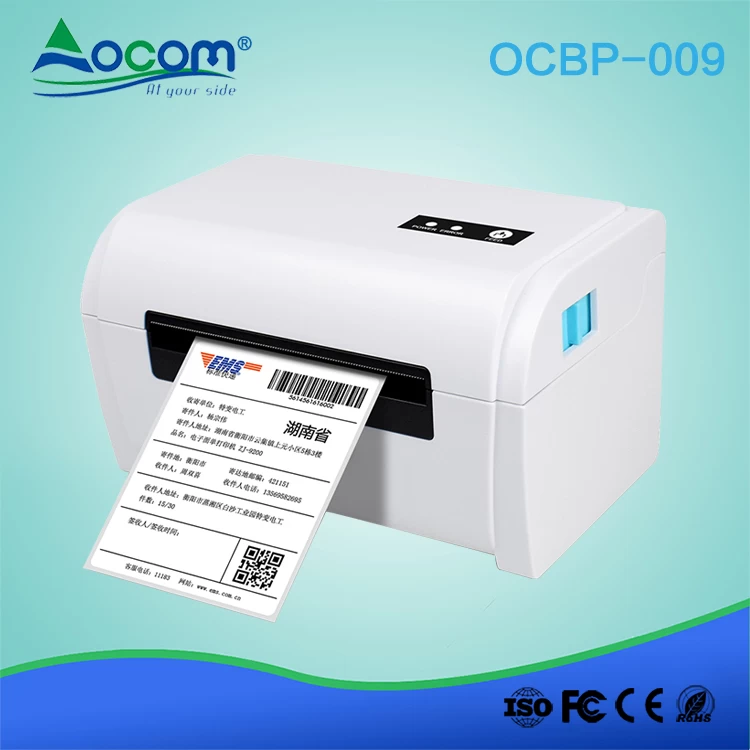 Imprimante de code à barres d'autocollant d'étiquette thermique de