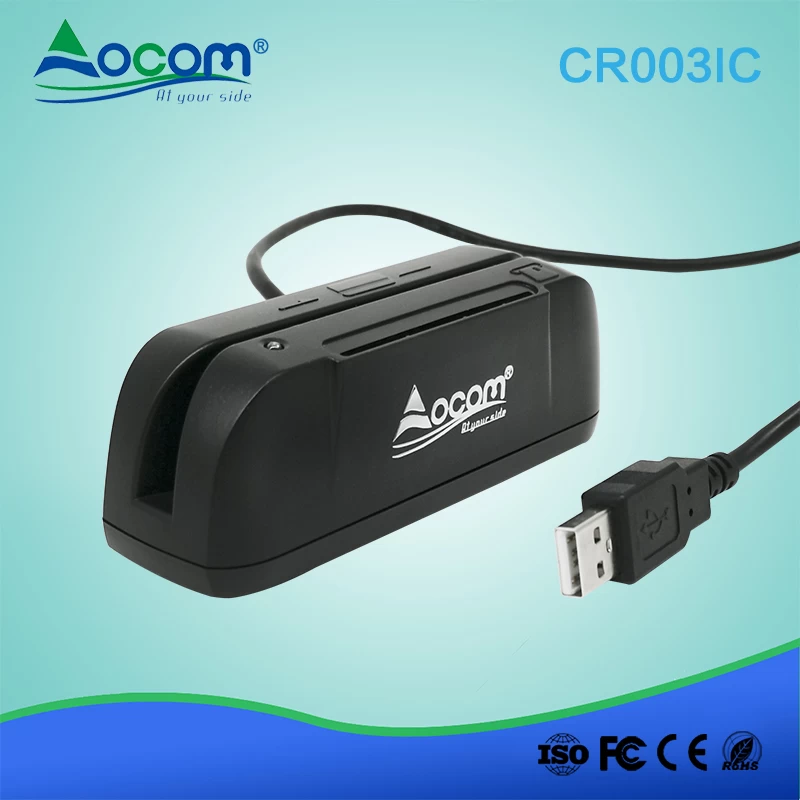 (CR003IC)  Magnetic Stripe Card IC Card and RFID Combo Reader