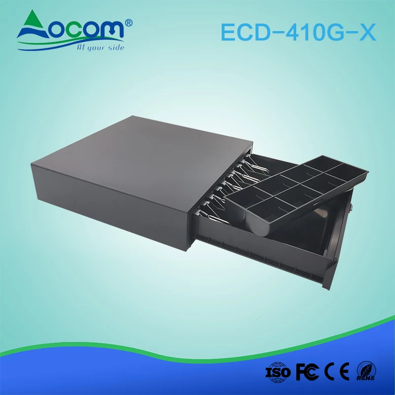 (ECD-410G-X) High Quality 410mm Width Electronic Metal Cash Drawer