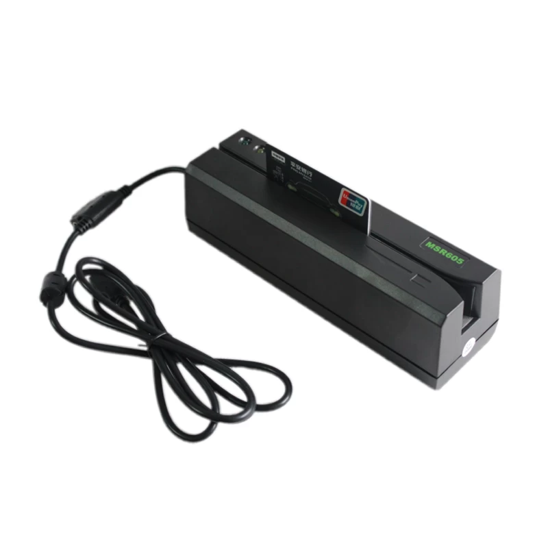 (MSR605) Magnetic Card Reader and Writter with USB visal serial port