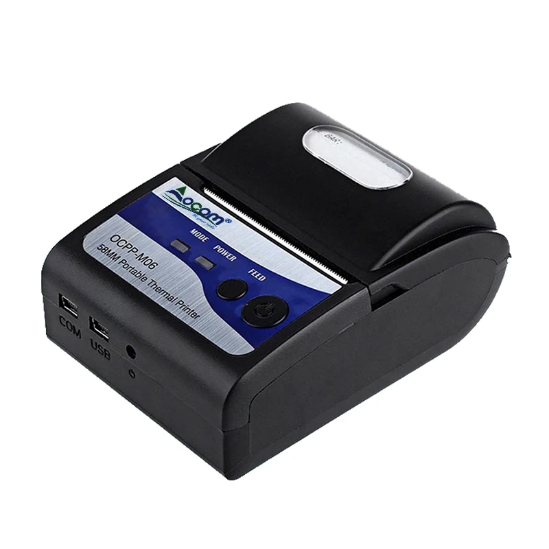 Sunydog Stampante Termica Portatile 80mm – Bluetooth + USB, Compatibile IOS/Android, Carta 30-80mm, Batteria 2600mAh Per Ricevute E Ristoranti