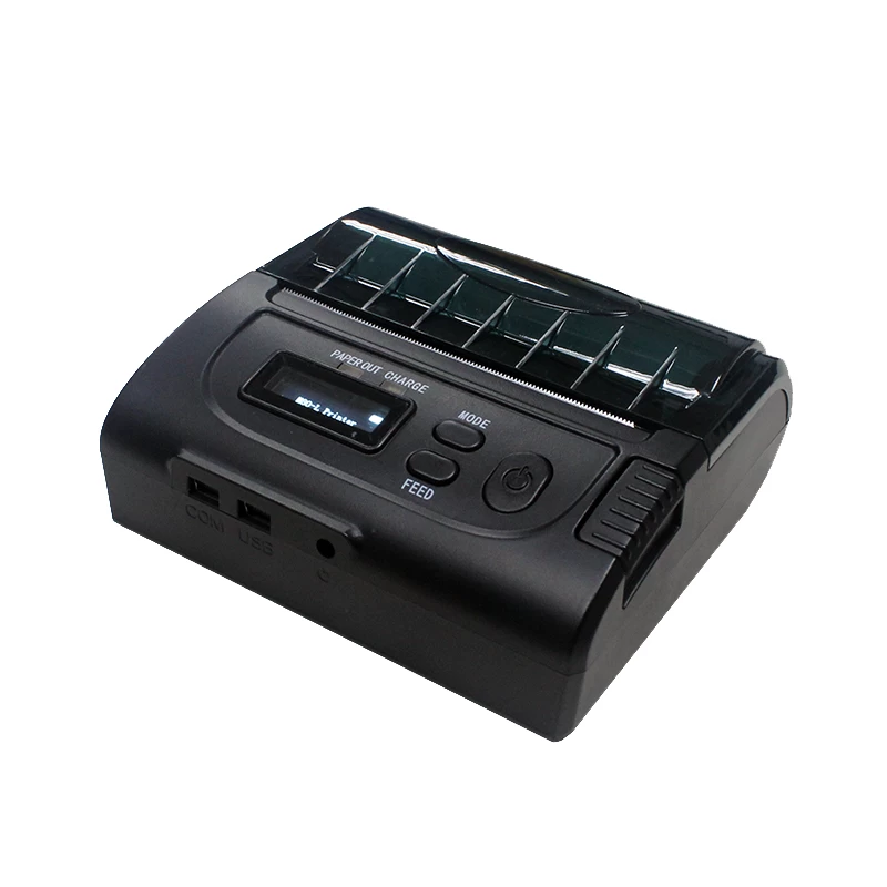 (OCPP-M083) 80mm Mini Portable Thermal Receipt Printer With OLED Display