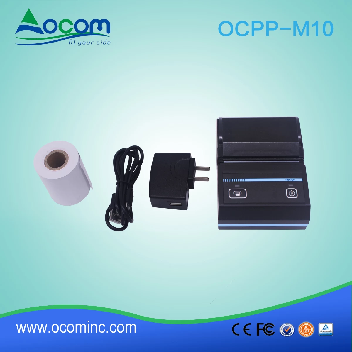 (OCPP-M10) Mini-tragbarer 58-mm-Bluetooth-Thermodrucker