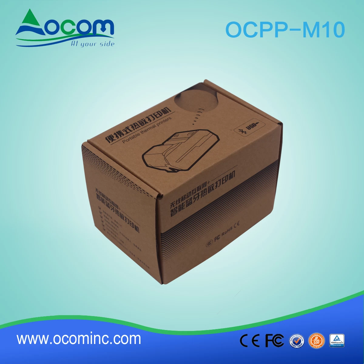 (OCPP-M10) Mini-tragbarer 58-mm-Bluetooth-Thermodrucker