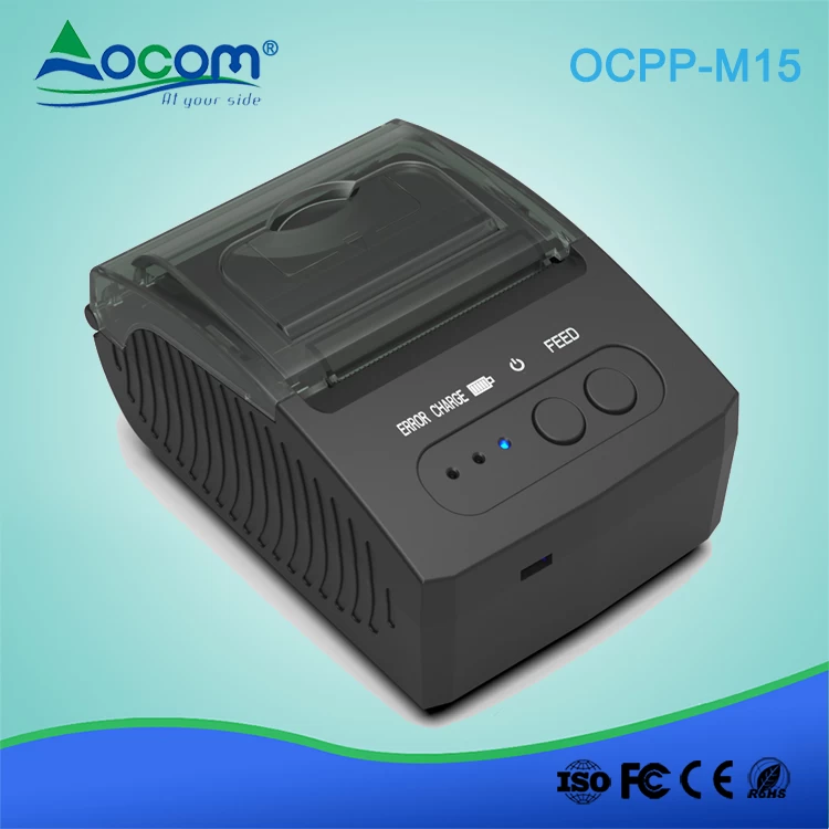 OCPP-M15 invoice small printer portable mini ESC/POS command QR code receipt printer