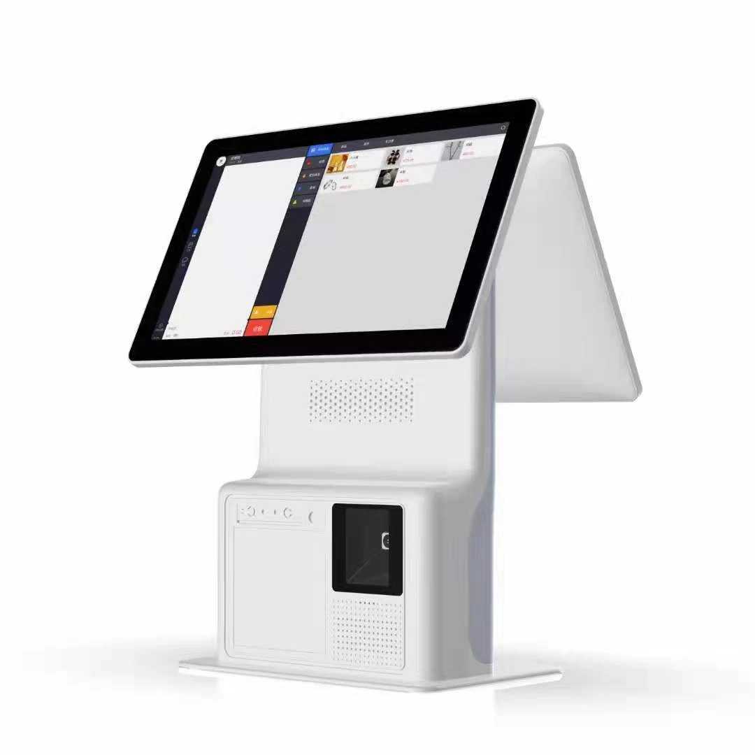 China (POS -1508-W / A) 15.8 inch Andorid / Windows All-in-One Self-Service POS-systeem fabrikant
