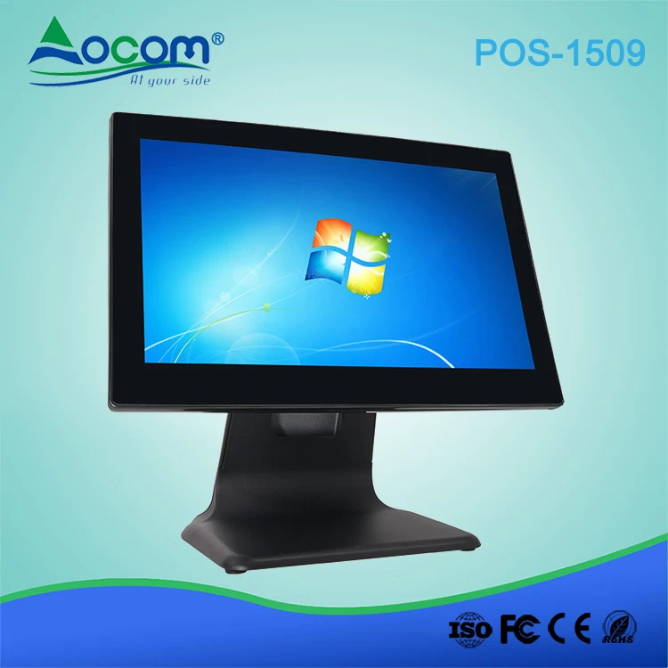 POS-1509 15.6inch supermarket cash register system touch pos pc computer