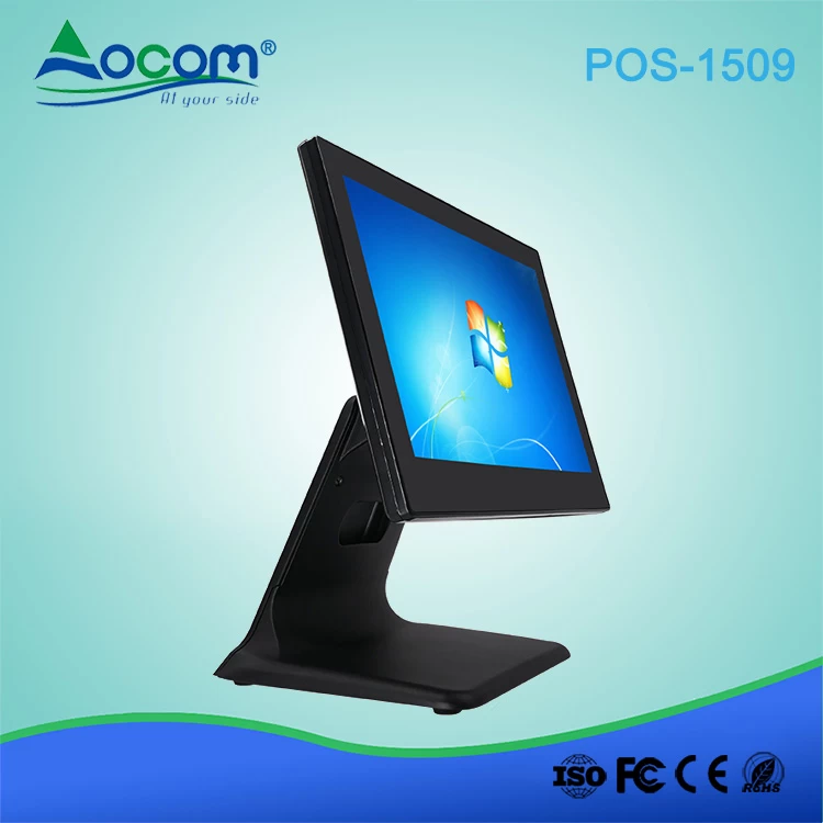 POS-1509 15.6inch supermarket cash register system touch pos pc computer