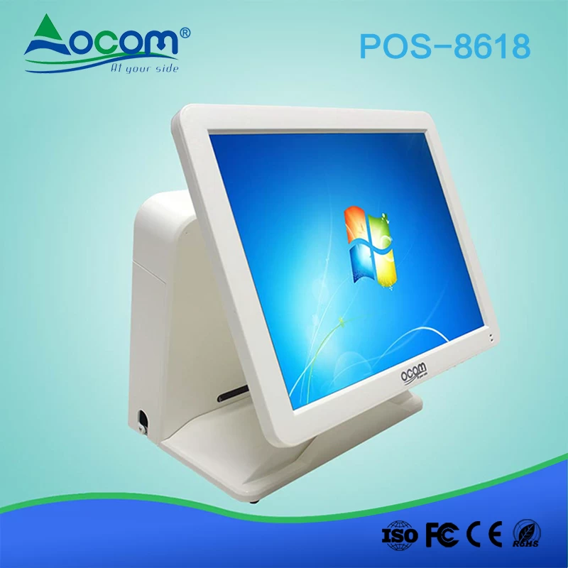 (POS-8618) 15 Inch All-in-one Touch Screen POS Machine