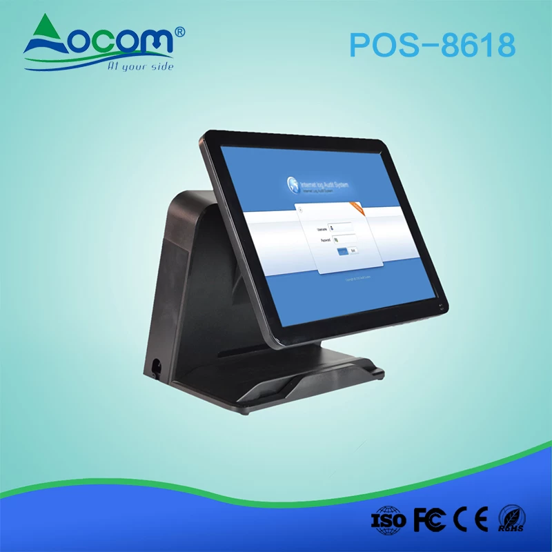 (POS-8618)Restaurant touch screen electronic all in one pos terminal