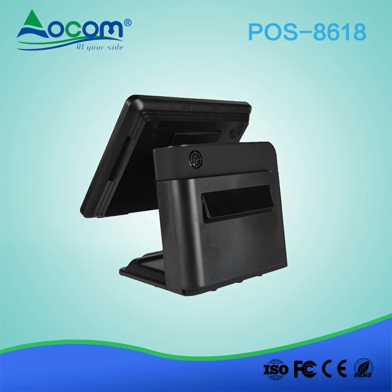 (POS-8618)Restaurant touch screen electronic all in one pos terminal