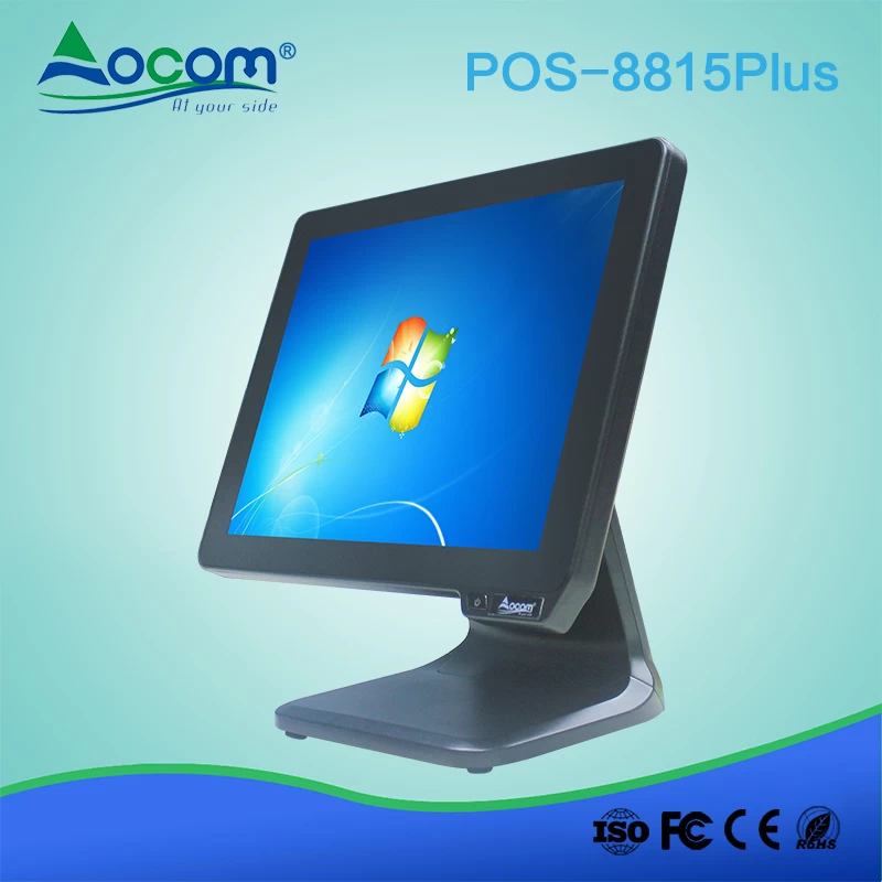 (POS -8815Plus) Ordinateur de bureau POS tout-en-un avec base en aluminium