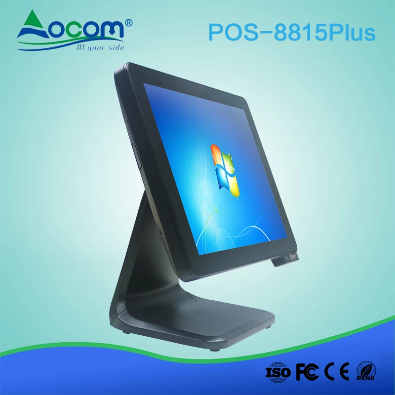 (POS -8815Plus) Ordinateur de bureau POS tout-en-un avec base en aluminium