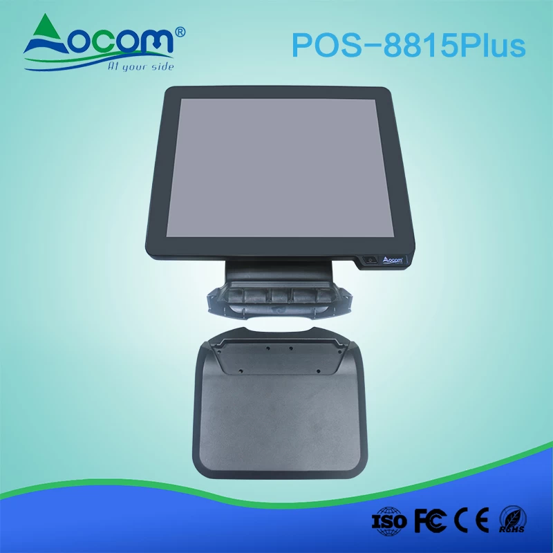 (POS -8815Plus) Ordinateur de bureau POS tout-en-un avec base en aluminium