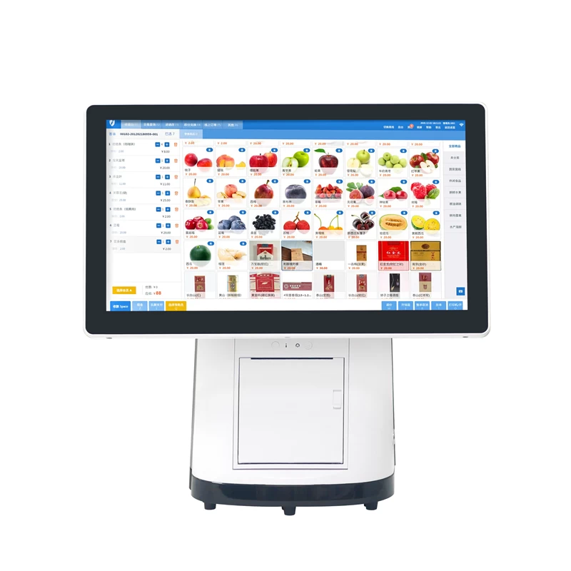 (POS-L156) 15.6-Inch Windows All-in-one Touch Screen POS Machine with Printer Scanner MSR