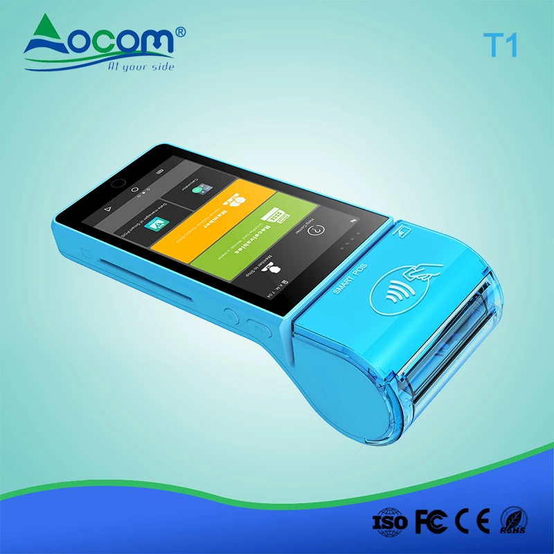 (POS -T1) دفع مستوى عال من نظام التشغيل أندرويد (POS) مع PCI و EMV L1 / L2 و PayPass