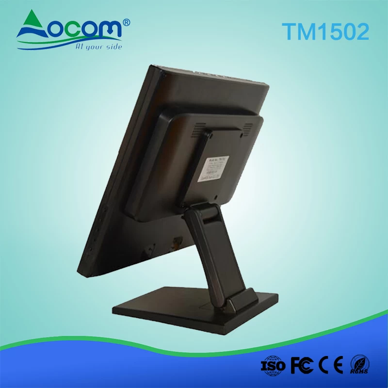 Monitor LCD Tactil Touchscreen Ocom TM-1502 15.1'' Para POS 60Hz VGA 4:3  Monitores
