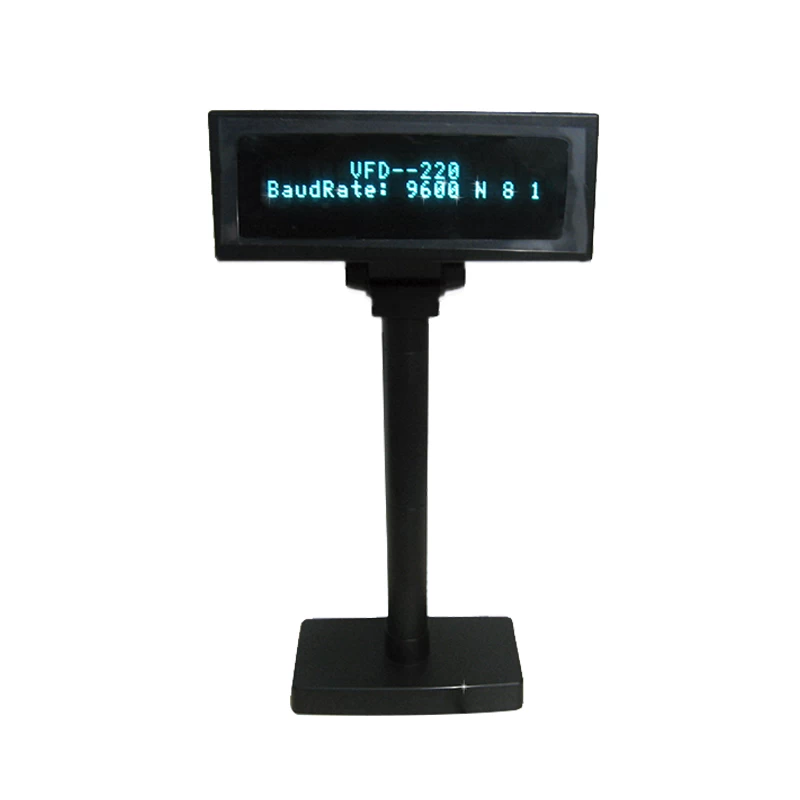 (VFD220A) 20X2 Characters Double Line VFD Customer Display with 11mm height characters