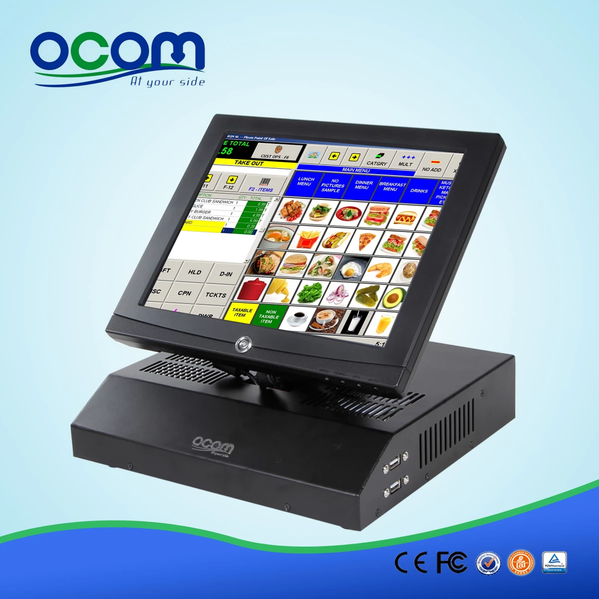 12 Inches All-In-One Cash Register--POS8812