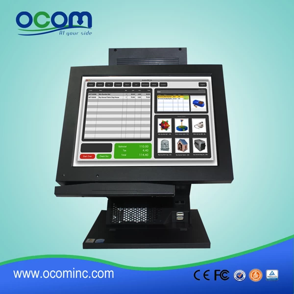 12 Inches Small Size All-In-One Touch Screen POS Terminal 2015