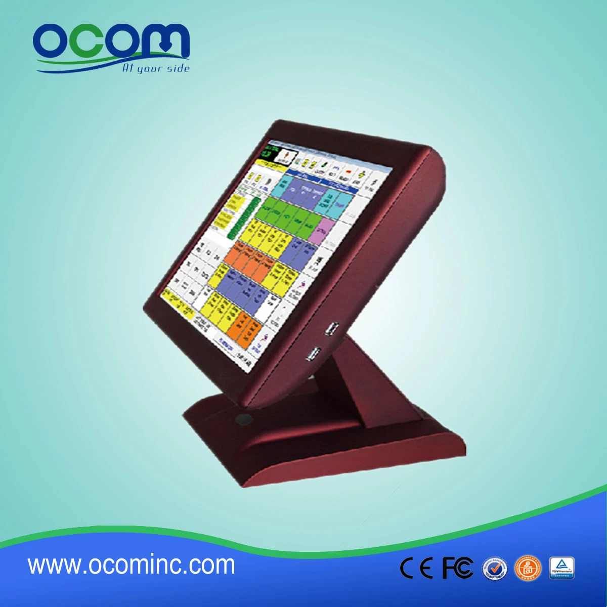 15'' All In One Touch POS System with WIFI MSR Customer Display
