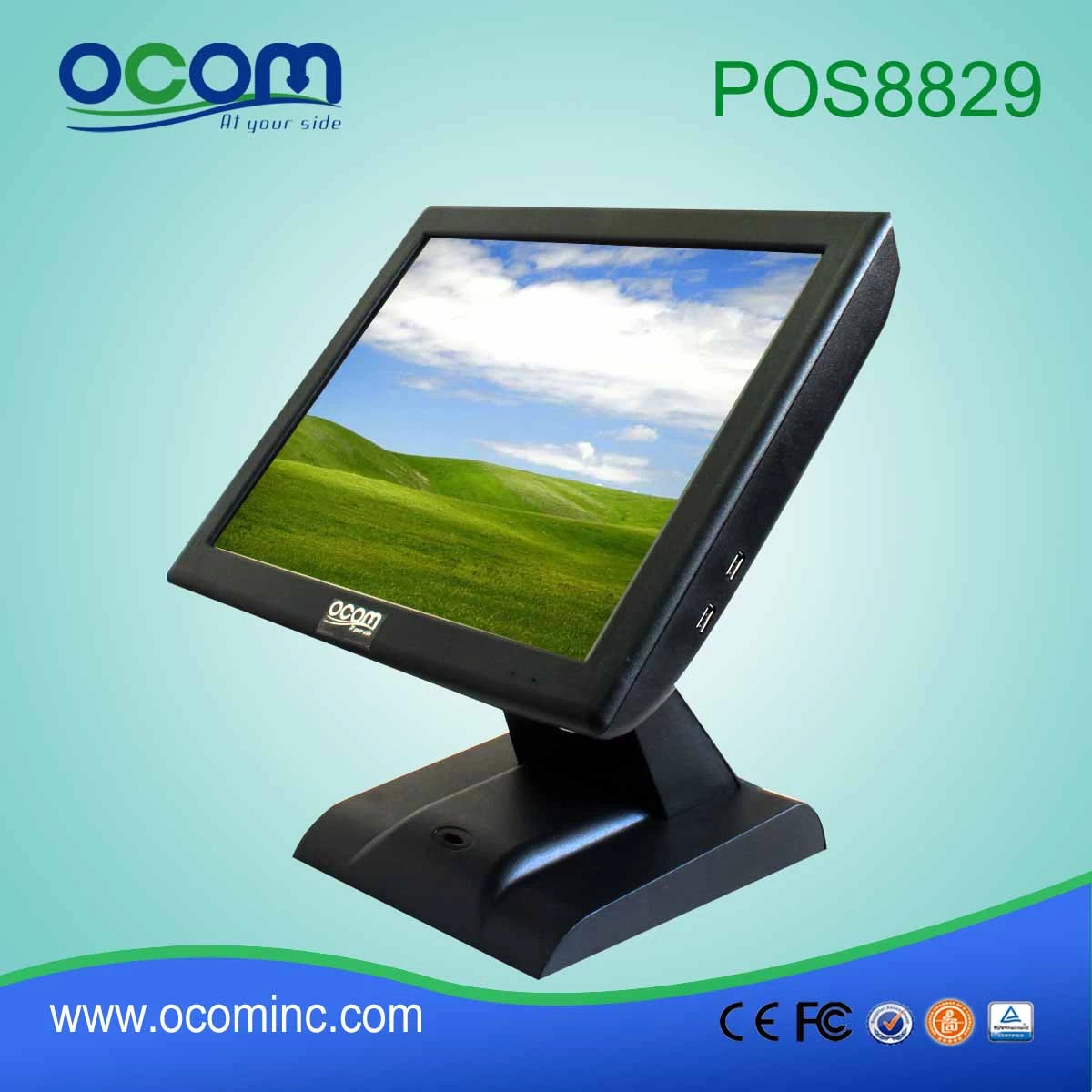 15 inch all in one colorful touch pos system