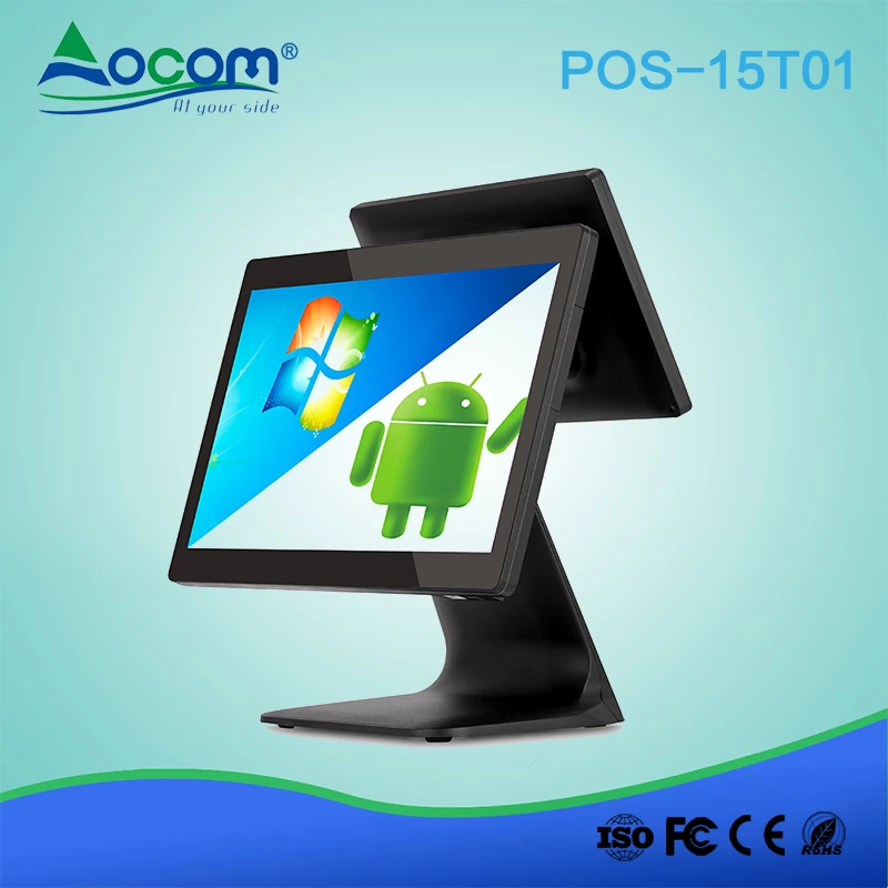 15.6'' Capacitive Touch Screen Vfd Display POS System for Lottery
