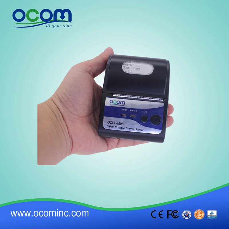 2 inch mini portable wireless bluetooth thermal printer (OCPP-M06)
