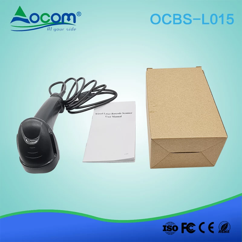 200 Scans/Sec High Speed 1d Laser Handheld Barcode Scanner