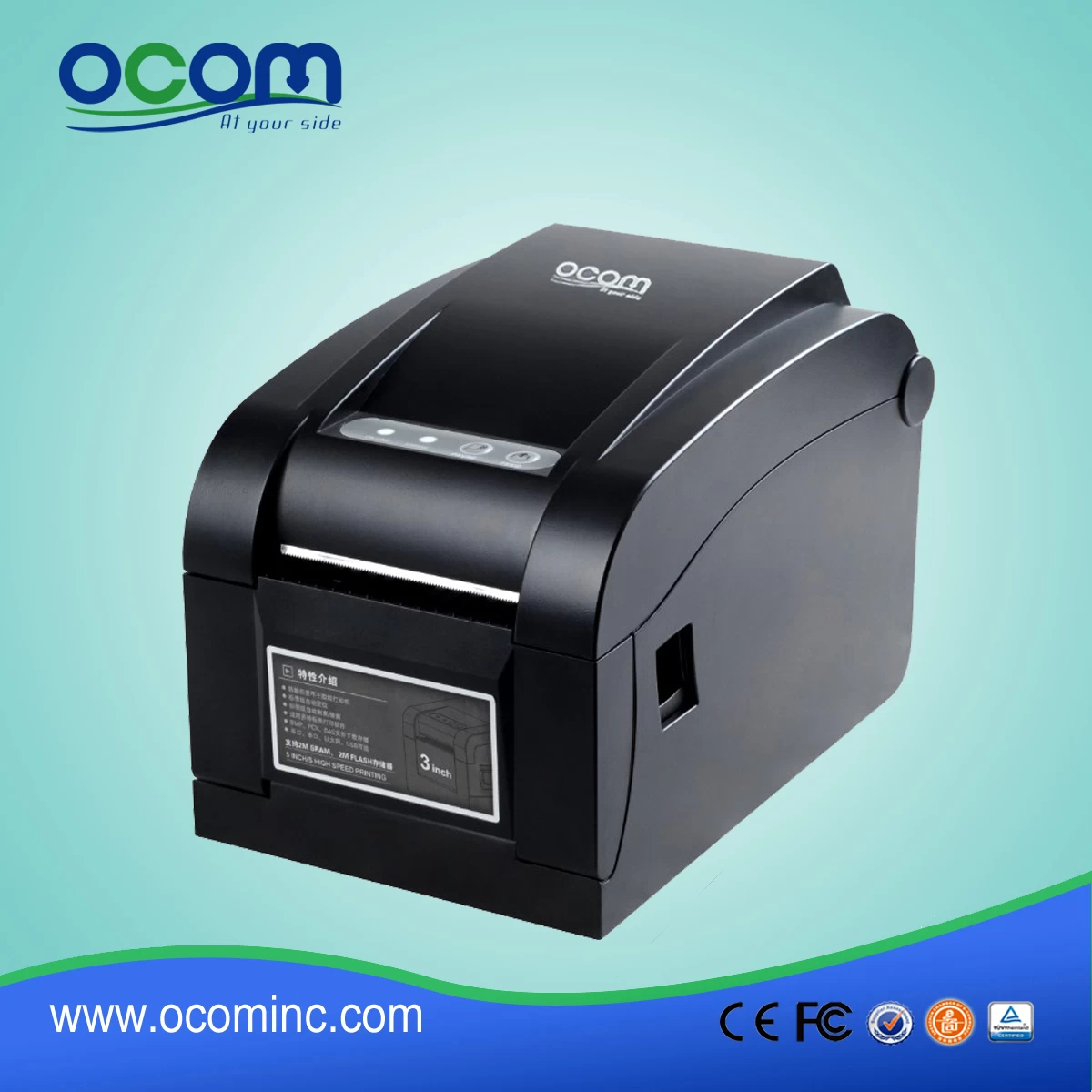 2014 New Hot Selling Direct Thermal Barcode Label Printer OCBP-005