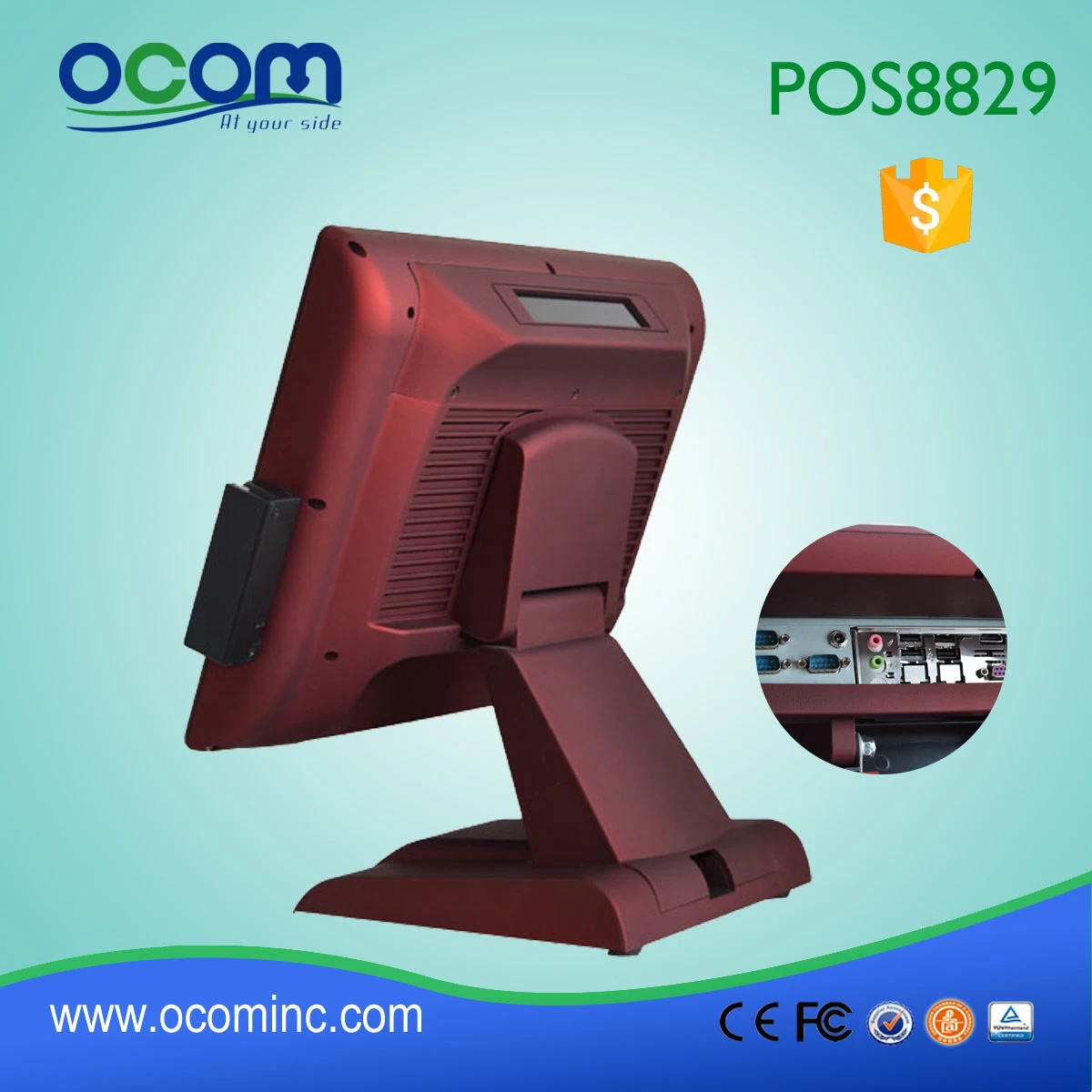2015 All in one touch pos terminal POS8829