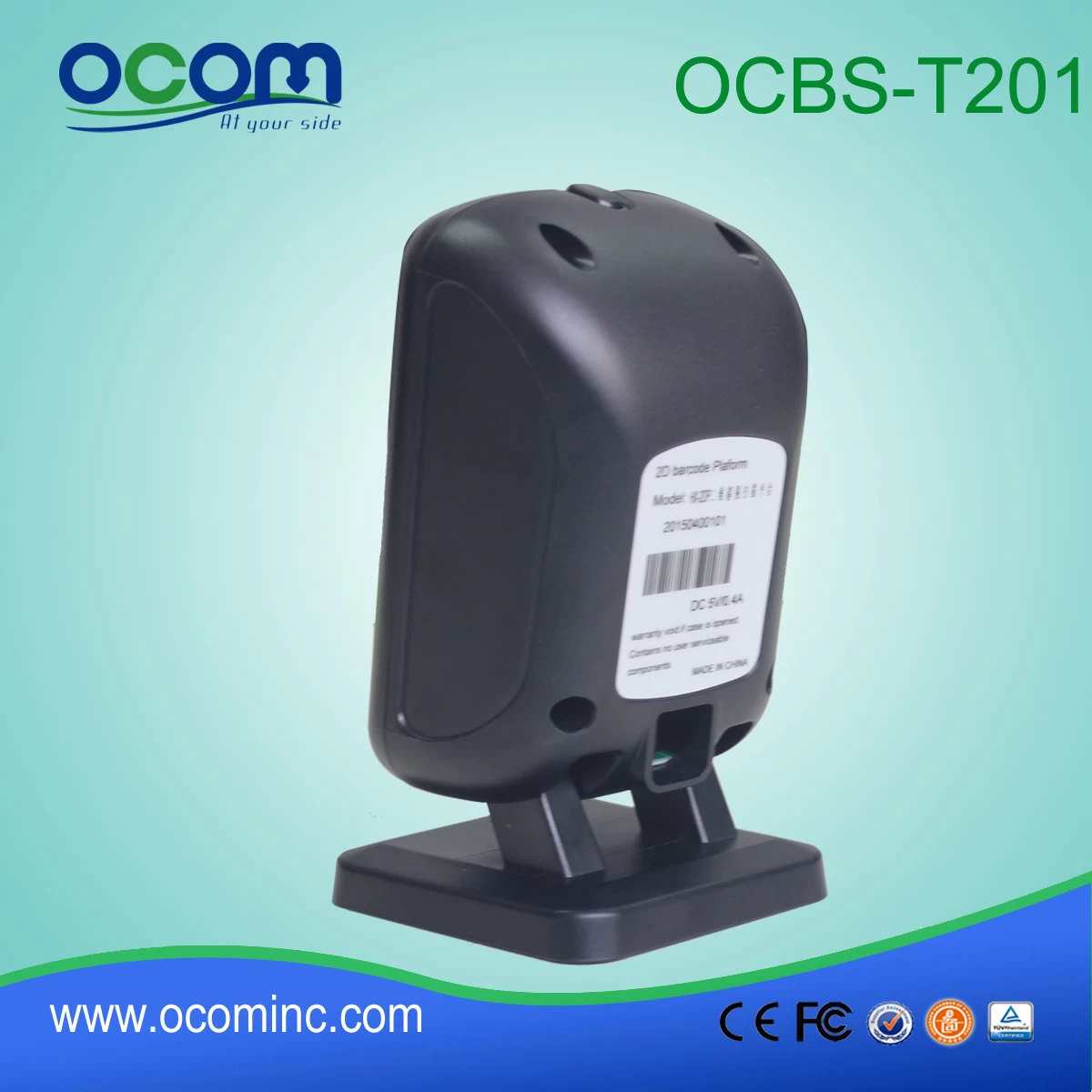 2015 newest 2D Omni-directionaI Image Barcode Scanner OCBS-T201