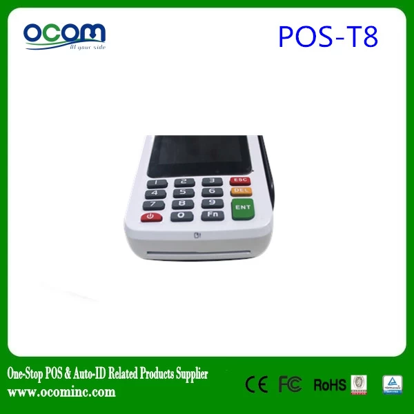 2016 Andriod touch screen pos terminal with printer made in China