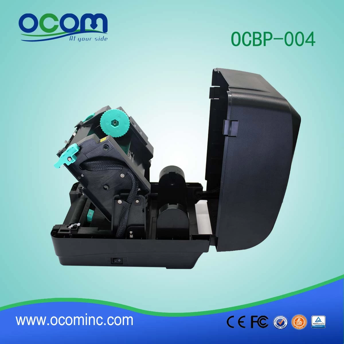 2016 hot selling thermal transfer barcode label printer machine (OCPP-004)