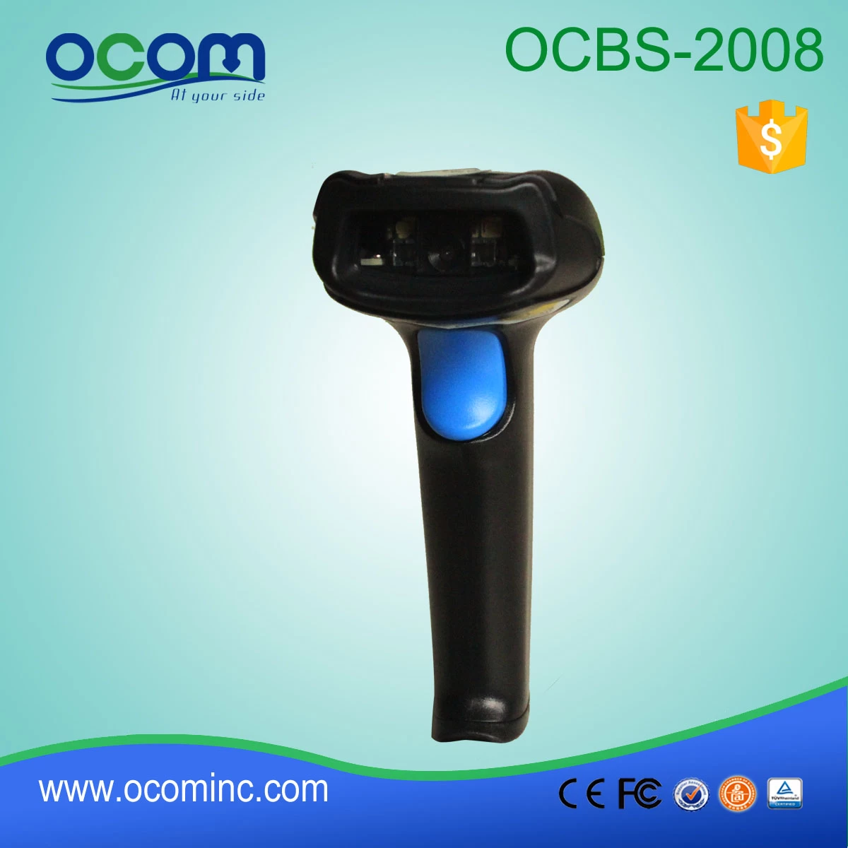 Low Price 2D Image Barcode Scanner (OCBS-2008)