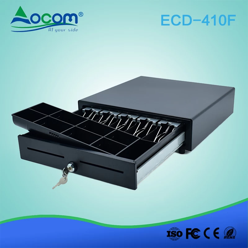 3 Position Lock Heavy Duty Metal Cash Collector Cash Drawer