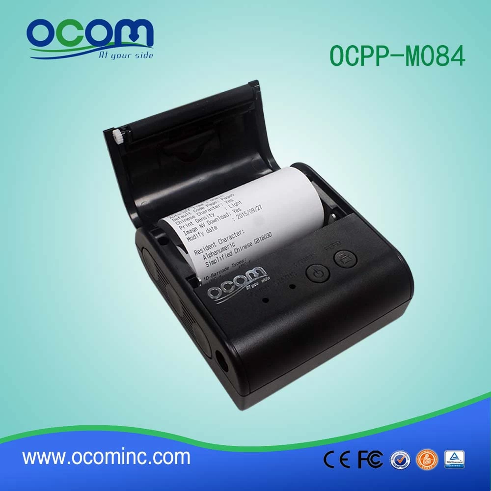 3 inch cheap battery powered mini thermal bluetooth mobile portable printer (OCPP-M084)