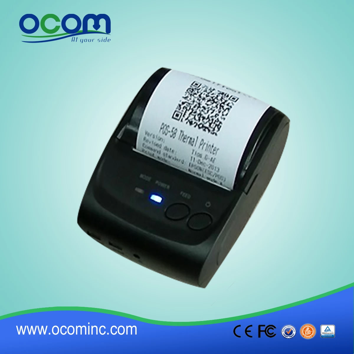 58mm Mini Bluetooth Thermal Printer for Android or iOS