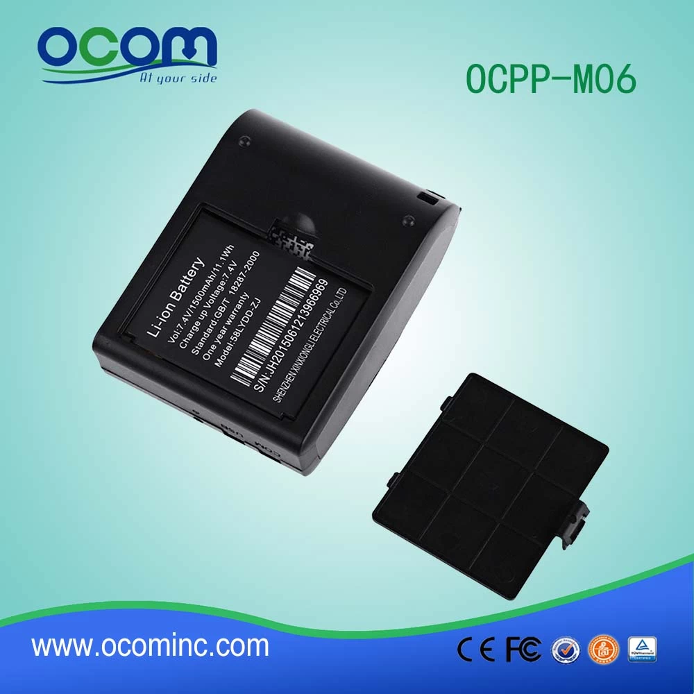 58mm mini portable bluetooth thermal android printer for POS (OCPP-M06)